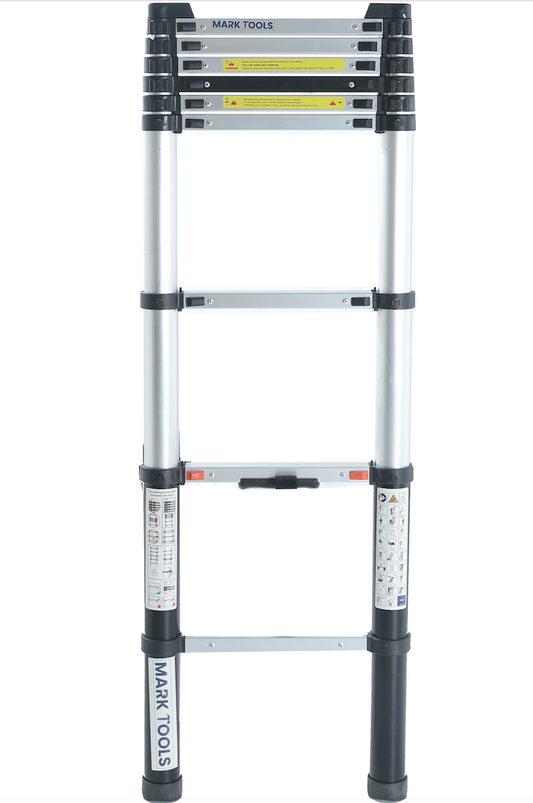 Telescoopladder - 2,60 meter - MARK TOOLS PRO - met GRATIS tas